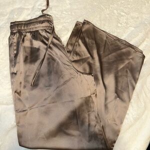 Forever 21 beige satin pants